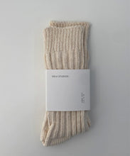 Load image into Gallery viewer, the woven sock CREAM
