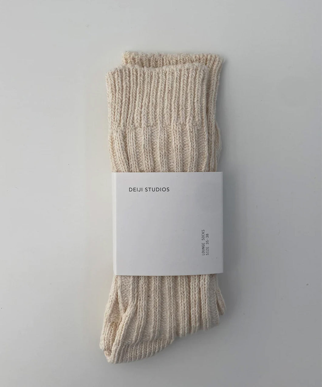 the woven sock CREAM