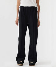 Load image into Gallery viewer, twill stripe detail pant BLACK / WHITE

