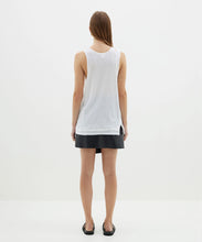 Load image into Gallery viewer, superfine layered tank WHITE
