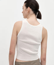 Load image into Gallery viewer, knit tank WHITE
