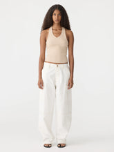 Load image into Gallery viewer, rib halter neck top DUNE
