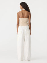 Load image into Gallery viewer, rib halter neck top DUNE
