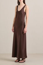 Load image into Gallery viewer, esther dress CHOCOLATE
