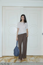 Load image into Gallery viewer, square knit tee OFF WHITE
