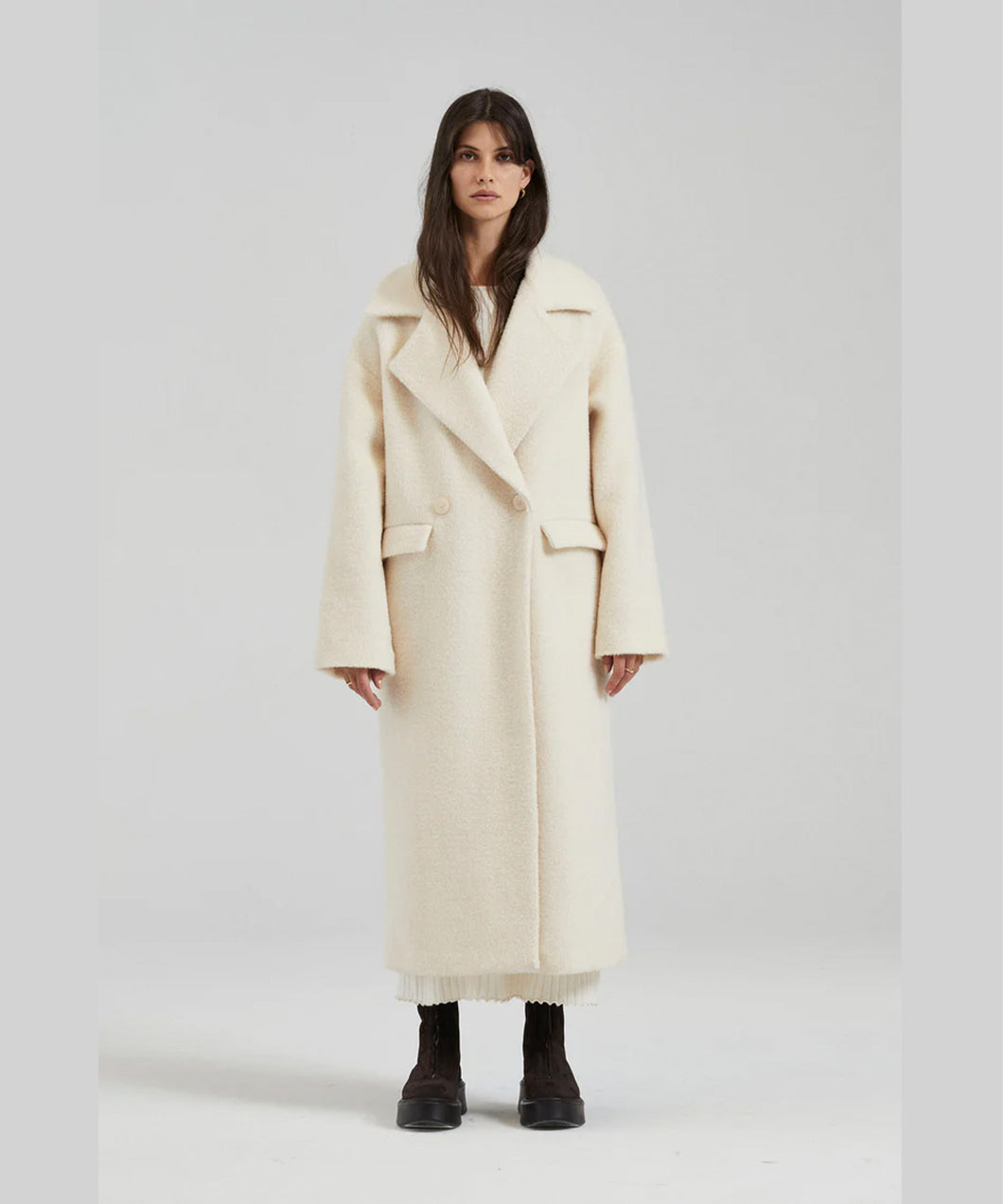the clementine coat WINTER WHITE