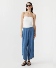 Load image into Gallery viewer, denim split hem pant
