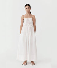 Load image into Gallery viewer, relaxed drawstring dress WHITE
