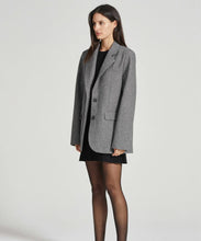 Load image into Gallery viewer, 30% OFF WITH CODE FW24     katia blazer CHARCOAL HOUNDSTOOTH
