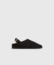 Load image into Gallery viewer, louis clog BLACK SUEDE
