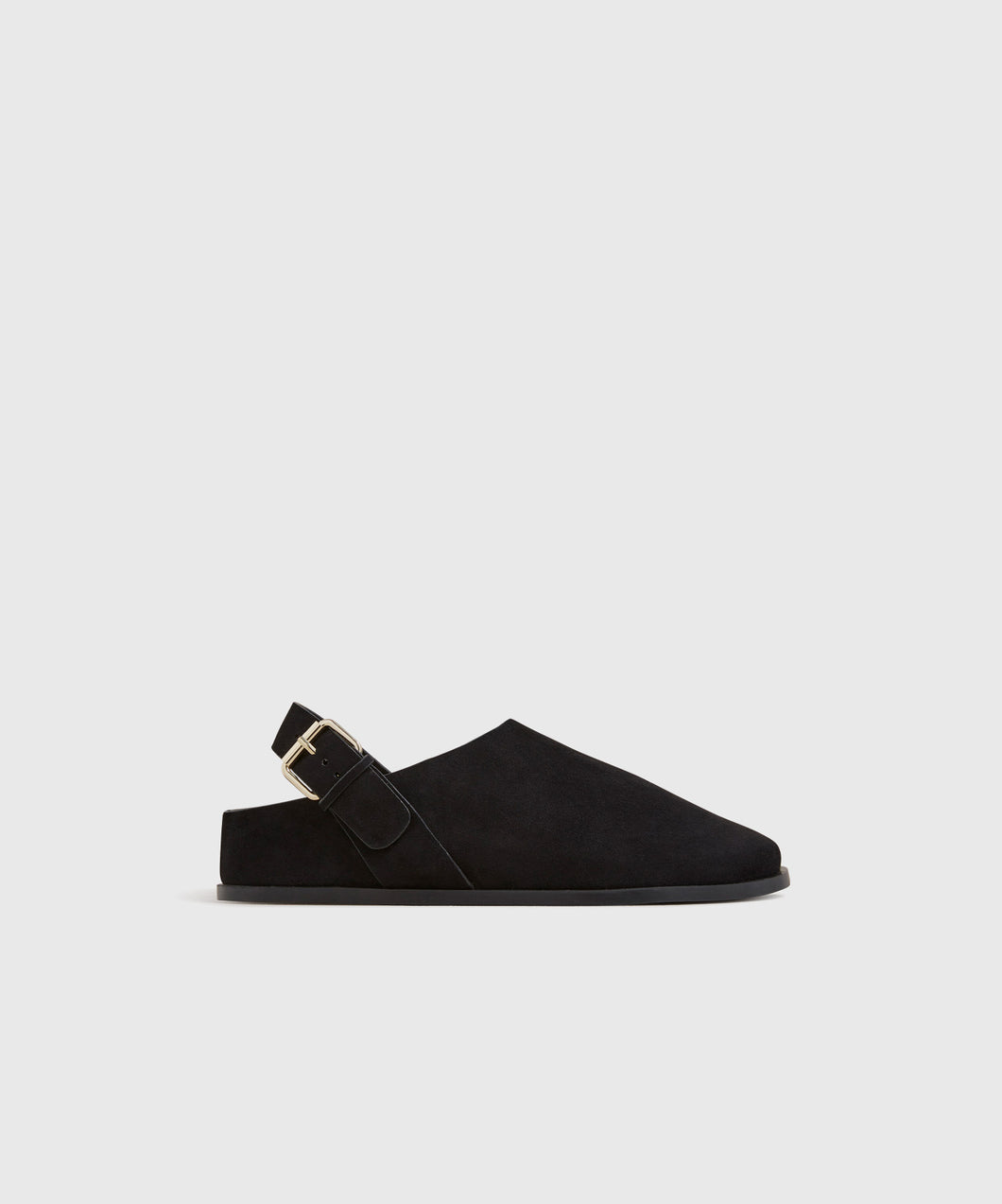 louis clog BLACK SUEDE