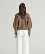 Load image into Gallery viewer, the agnes mohair cardigan NUTMEG MARLE
