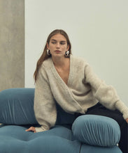 Load image into Gallery viewer, the agnes mohair cardigan OATMEAL

