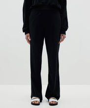 Load image into Gallery viewer, wide leg double jersey pant BLACK
