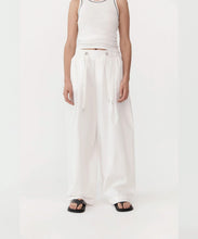 Load image into Gallery viewer, relaxed drawstring pants WHITE
