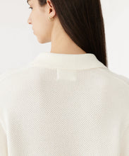 Load image into Gallery viewer, textured cotton pique polo NATURAL
