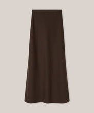 Load image into Gallery viewer, the riva bias skirt CHOCOLATE
