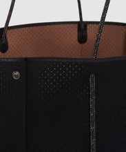 Load image into Gallery viewer, the escape tote BLACK / SADDLE
