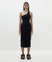 Load image into Gallery viewer, mini rib tube skirt BLACK
