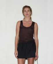 Load image into Gallery viewer, knit tank MAHOGANY
