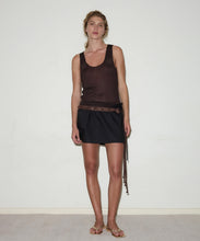 Load image into Gallery viewer, knit tank MAHOGANY
