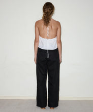 Load image into Gallery viewer, linen halter top WHITE
