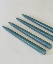 Load image into Gallery viewer, 4 chandelles - tapered candles TEAL
