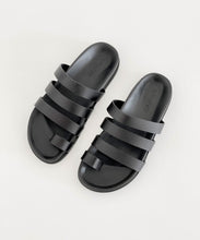 Load image into Gallery viewer, the eli sandal BLACK
