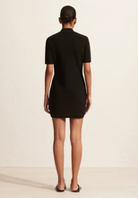 Load image into Gallery viewer, polo knit dress BLACK

